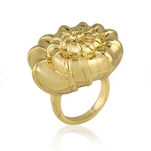 Noir NYC shellshocked gold ring